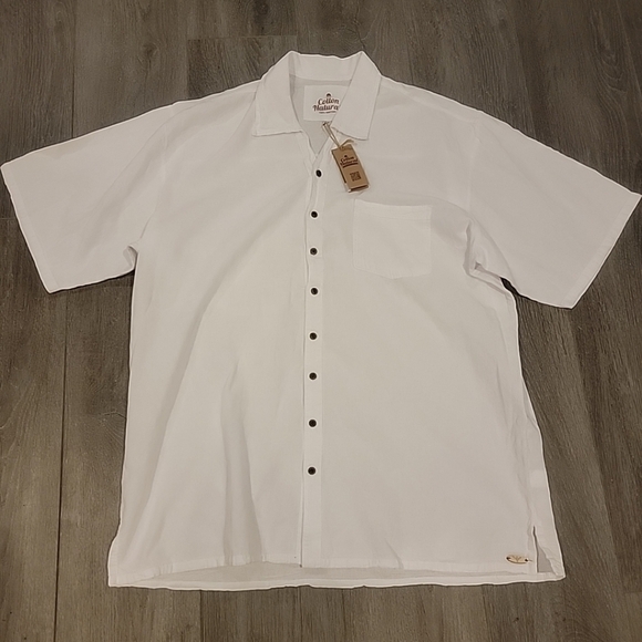 Cotton Natural Islander Button Up Shirt 4xl Peru - Picture 1 of 5